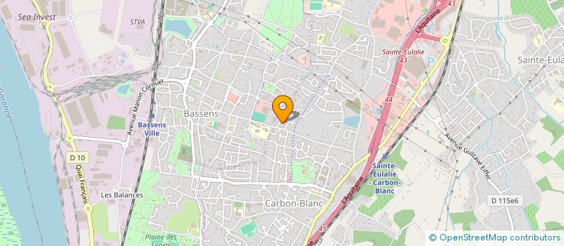 localisation de l'entreprise MONSIEUR SEBASTIEN COLLIER à CARBON-BLANC