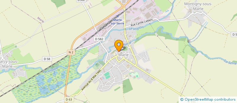 localisation de l'entreprise MONSIEUR SEBASTIEN COLLIER  MONTIGNY-LE-FRANC