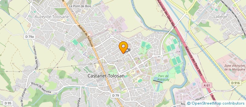 localisation de l'entreprise MONSIEUR SEBASTIEN COLLINET à CASTANET-TOLOSAN