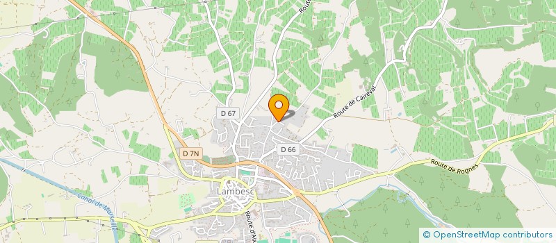 localisation de l'entreprise MONSIEUR SEBASTIEN COLLOMB  LAMBESC
