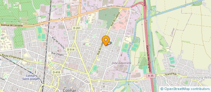 localisation de l'entreprise MONSIEUR SEBASTIEN COLNAT  COLMAR