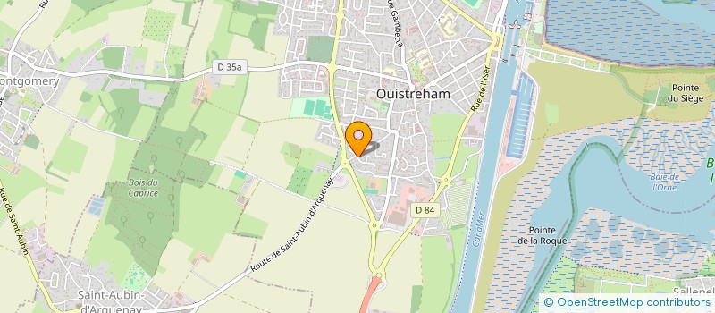 localisation de l'entreprise MONSIEUR SEBASTIEN COLOMBEL  OUISTREHAM