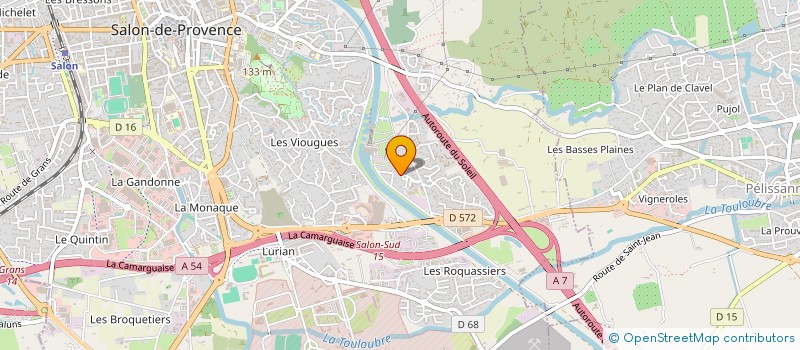 localisation de l'entreprise MONSIEUR SEBASTIEN COLOMBET  SALON-DE-PROVENCE
