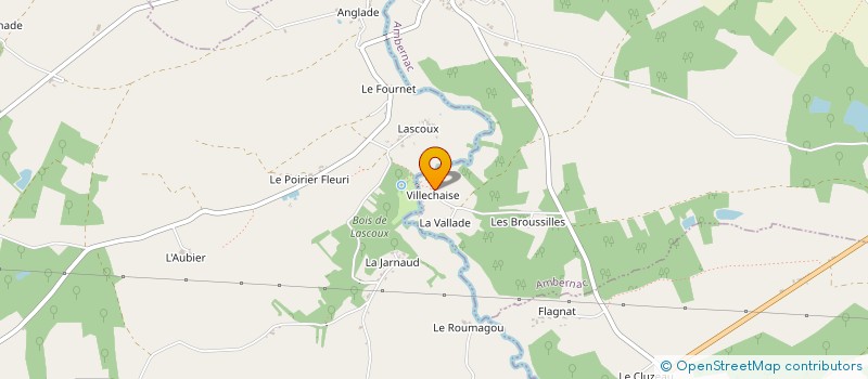 localisation de l'entreprise MONSIEUR SEBASTIEN COLOMBIER LAVAGUE à AMBERNAC