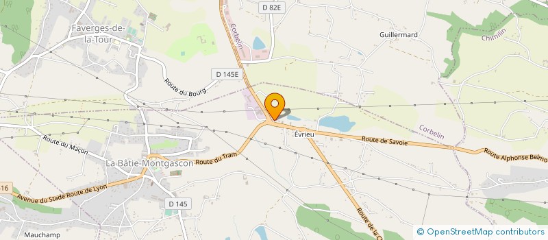 localisation de l'entreprise MONSIEUR SEBASTIEN COMBE  CORBELIN