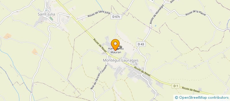 localisation de l'entreprise MONSIEUR SEBASTIEN COMBES à MONTEGUT-LAURAGAIS