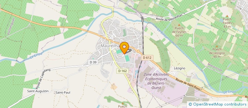 localisation de l'entreprise MONSIEUR SEBASTIEN COMBES  BERLOU