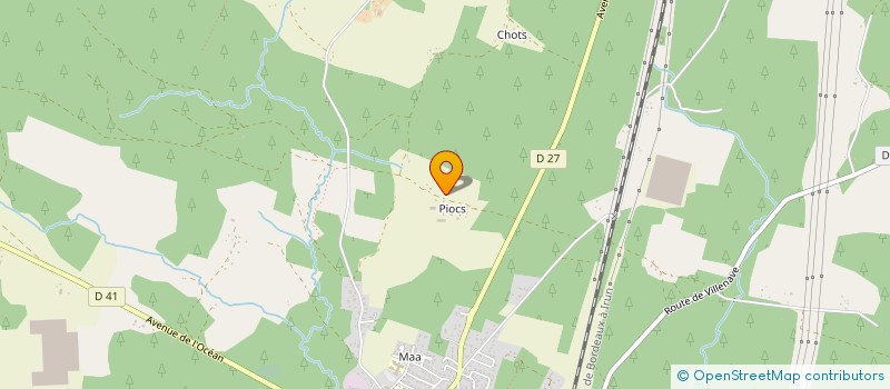 localisation de l'entreprise MONSIEUR SEBASTIEN COMET à RION-DES-LANDES