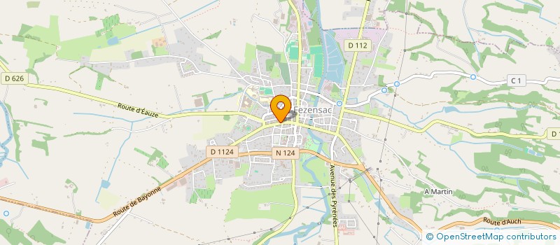 localisation de l'entreprise MONSIEUR SEBASTIEN COMPAGNET  VIC-FEZENSAC