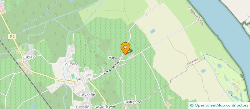 localisation de l'entreprise MONSIEUR SEBASTIEN CONDE  SOUSSANS