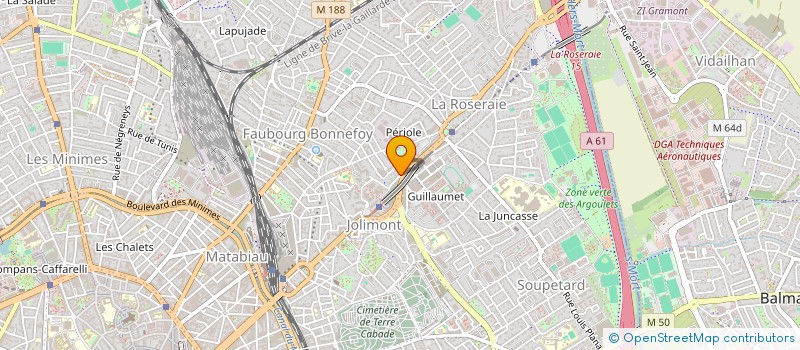 localisation de l'entreprise MONSIEUR SEBASTIEN CONDIS  TOULOUSE