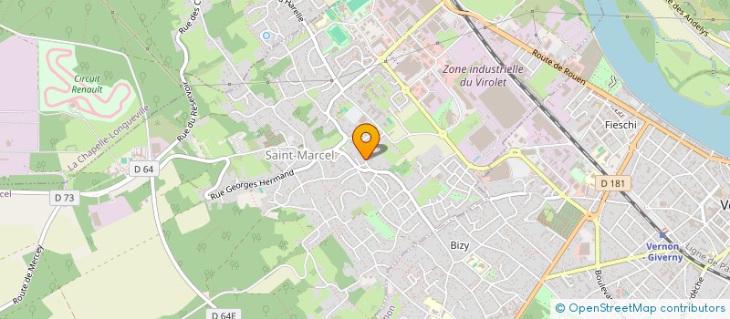 localisation de l'entreprise MONSIEUR SEBASTIEN CONGE à SAINT-MARCEL