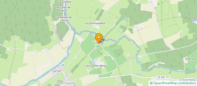 localisation de l'entreprise MONSIEUR SEBASTIEN CONGNARD à LE LUDE