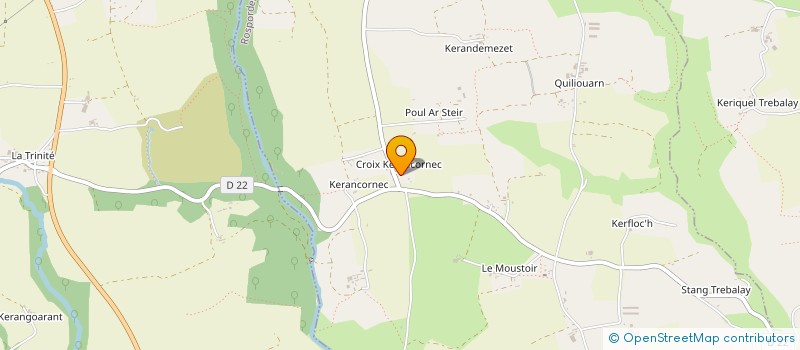 localisation de l'entreprise MONSIEUR SEBASTIEN CONQ  ROSPORDEN