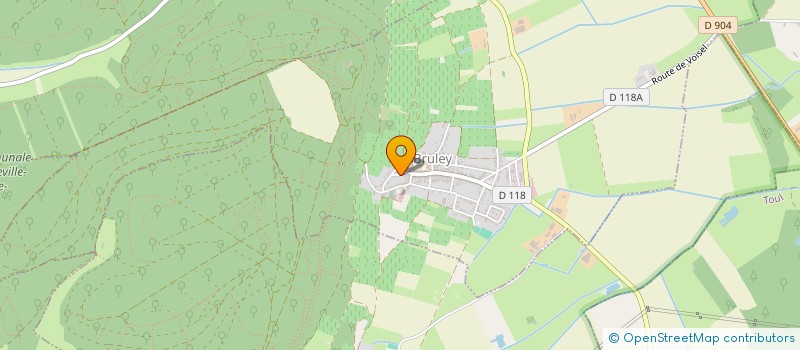 localisation de l'entreprise MONSIEUR SEBASTIEN CONSTANTIN  BRULEY