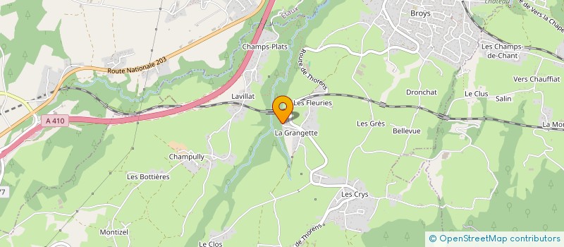 localisation de l'entreprise MONSIEUR SEBASTIEN CONTAT  LA ROCHE-SUR-FORON