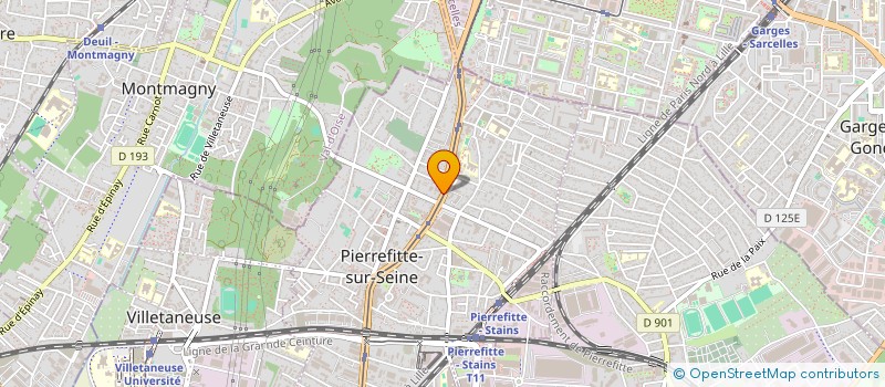 localisation de l'entreprise MONSIEUR SEBASTIEN CONTE à PIERREFITTE-SUR-SEINE