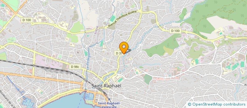 localisation de l'entreprise MONSIEUR SEBASTIEN CONTI  LES ADRETS-DE-L'ESTEREL