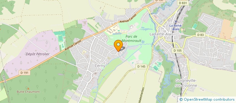 localisation de l'entreprise MONSIEUR SEBASTIEN COPIN  CERNY