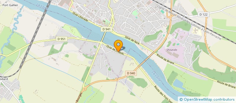localisation de l'entreprise MONSIEUR SEBASTIEN COQUELIN à GIEN