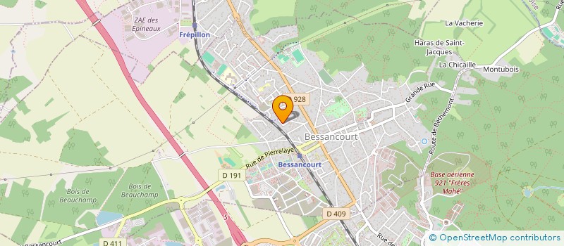 localisation de l'entreprise MONSIEUR SEBASTIEN COQUIN  BESSANCOURT