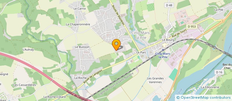 localisation de l'entreprise MONSIEUR SEBASTIEN CORDANI  CINQ-MARS-LA-PILE