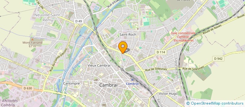 localisation de l'entreprise MONSIEUR SEBASTIEN CORGAS  CAMBRAI