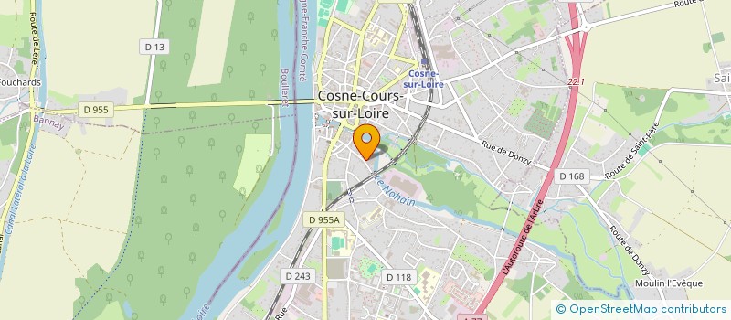 localisation de l'entreprise MONSIEUR SEBASTIEN CORMIER à COSNE-COURS-SUR-LOIRE