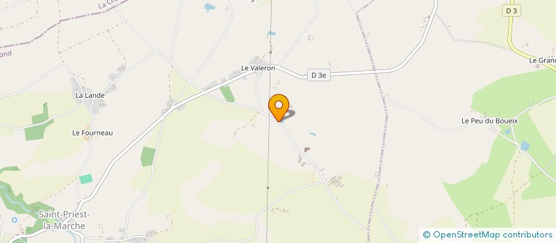 localisation de l'entreprise MONSIEUR SEBASTIEN CORNEBOIS  SAINT-PRIEST-LA-MARCHE