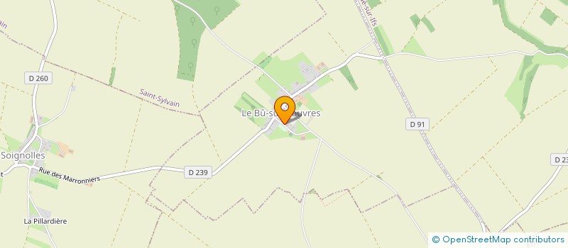 localisation de l'entreprise MONSIEUR SEBASTIEN CORNET  LE BU-SUR-ROUVRES