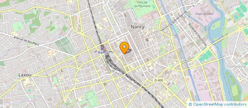 localisation de l'entreprise MONSIEUR SEBASTIEN CORNU  NANCY