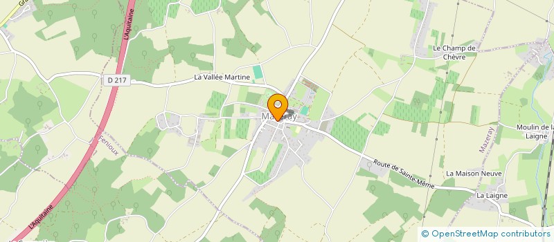 localisation de l'entreprise MONSIEUR SEBASTIEN CORVEZ  MAZERAY