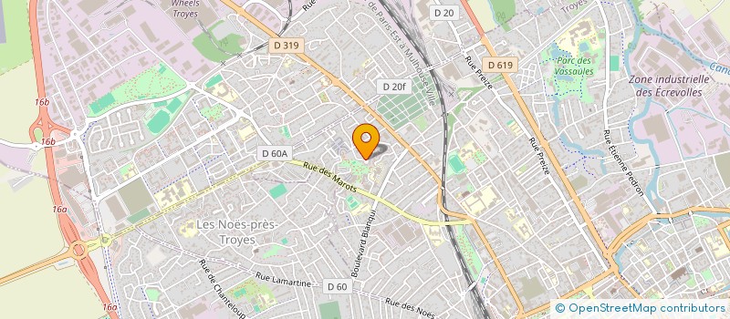 localisation de l'entreprise MONSIEUR SEBASTIEN CORVO  TROYES