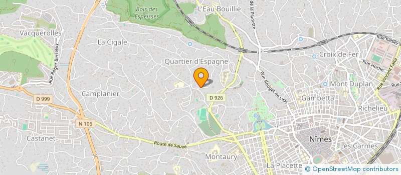 localisation de l'entreprise MONSIEUR SEBASTIEN COSNARD  NIMES