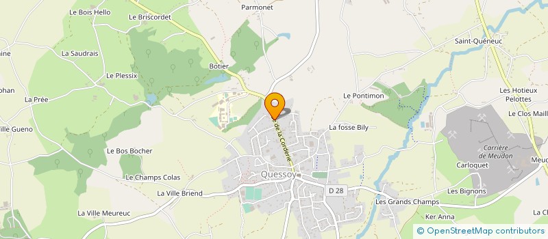 localisation de l'entreprise MONSIEUR SEBASTIEN COSSON à QUESSOY