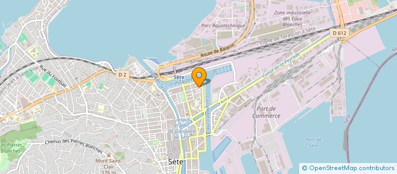 localisation de l'entreprise MONSIEUR SEBASTIEN COSSON à SETE