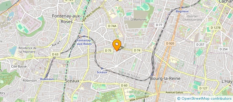 localisation de l'entreprise MONSIEUR SEBASTIEN COSTA à SCEAUX