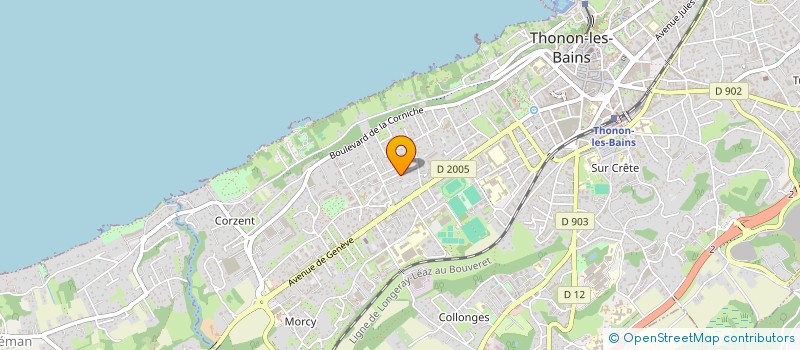 localisation de l'entreprise MONSIEUR SEBASTIEN COSTA à THONON-LES-BAINS