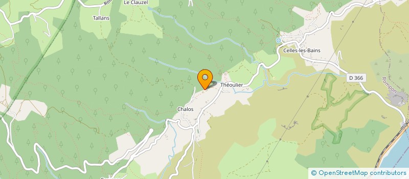 localisation de l'entreprise MONSIEUR SEBASTIEN COSTE  ROMPON