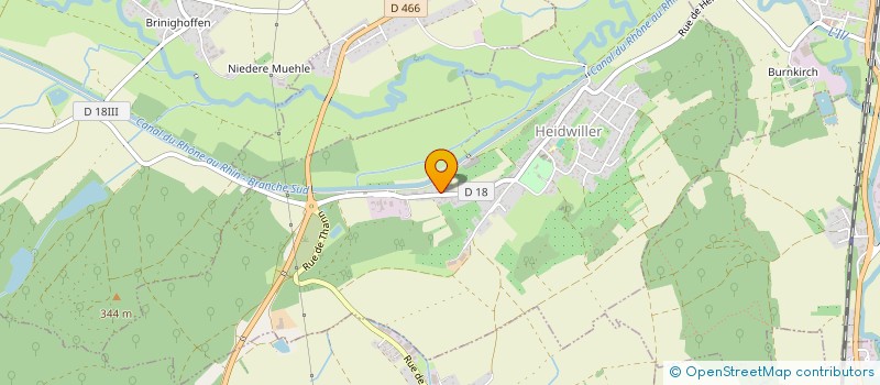 localisation de l'entreprise MONSIEUR SEBASTIEN COSTE  HEIDWILLER