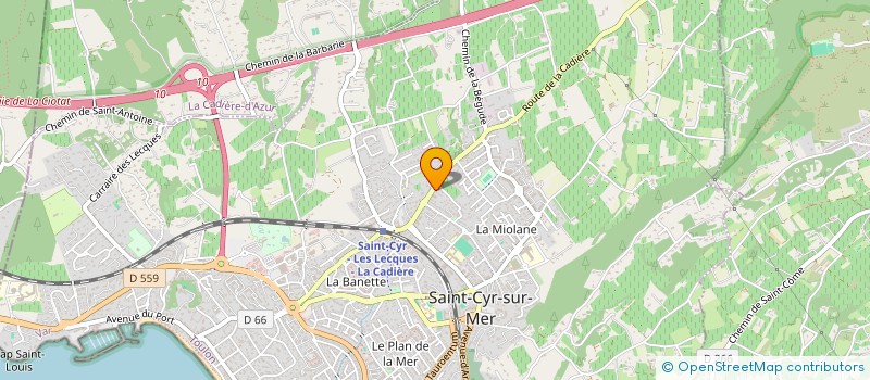 localisation de l'entreprise MONSIEUR SEBASTIEN COSTER  ROCBARON