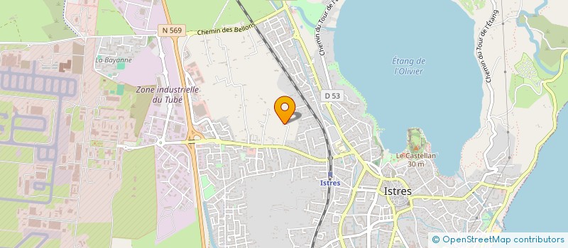 localisation de l'entreprise MONSIEUR SEBASTIEN COTO  ISTRES