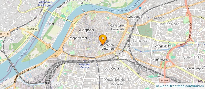 localisation de l'entreprise MONSIEUR SEBASTIEN COTTEROT  AVIGNON