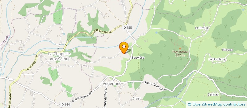 localisation de l'entreprise MONSIEUR SEBASTIEN COUE  PUY D'ARNAC