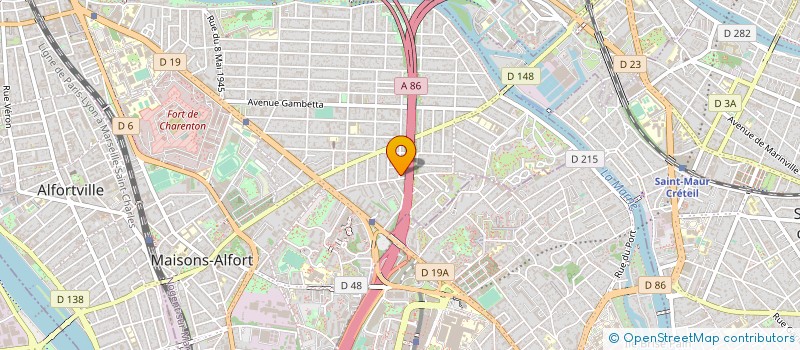 localisation de l'entreprise MONSIEUR SEBASTIEN COUHE  MAISONS-ALFORT