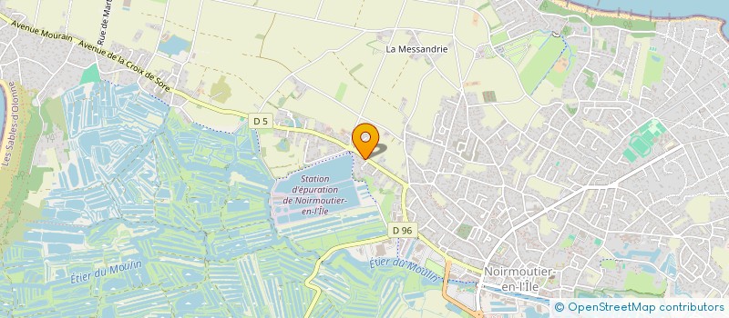 localisation de l'entreprise MONSIEUR SEBASTIEN COUILLON à NOIRMOUTIER-EN-L'ILE