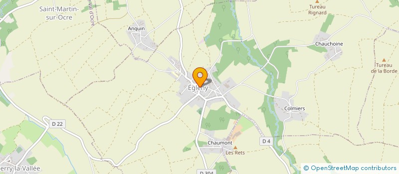 localisation de l'entreprise MONSIEUR SEBASTIEN COULON  EGLENY