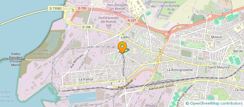 localisation de l'entreprise MONSIEUR SEBASTIEN COULON  LA ROCHELLE