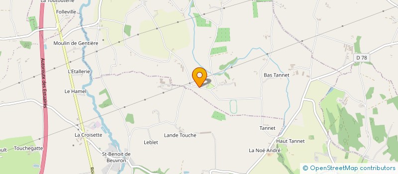 localisation de l'entreprise MONSIEUR SEBASTIEN COULON  SAINT-SENIER-DE-BEUVRON