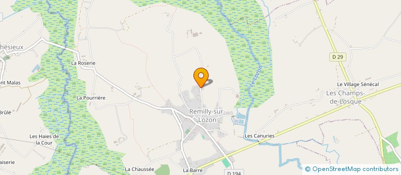 localisation de l'entreprise MONSIEUR SEBASTIEN COURIVAUD  REMILLY LES MARAIS